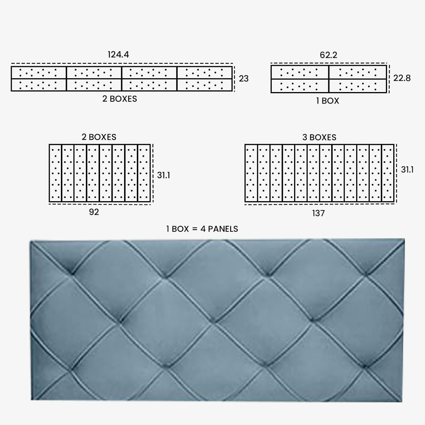 Upholstered Headboard Panels